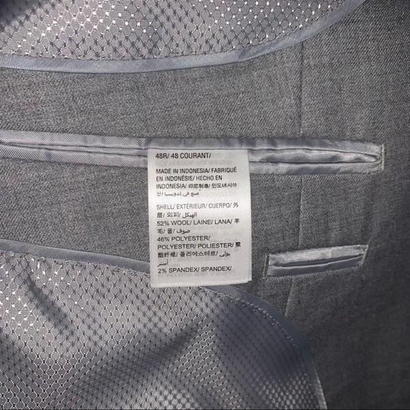 BAR III Slim Fit Gray Suit Set - Picture 8 of 10